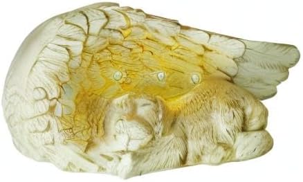 LEWIS&WAYNE Dog Pet Memorial Stones Gifts, Antique Effect Pet Loss Sympathy Remembrance Gifts with Solar Light Grave Markers Dog Statue Garden Decor Outdoor