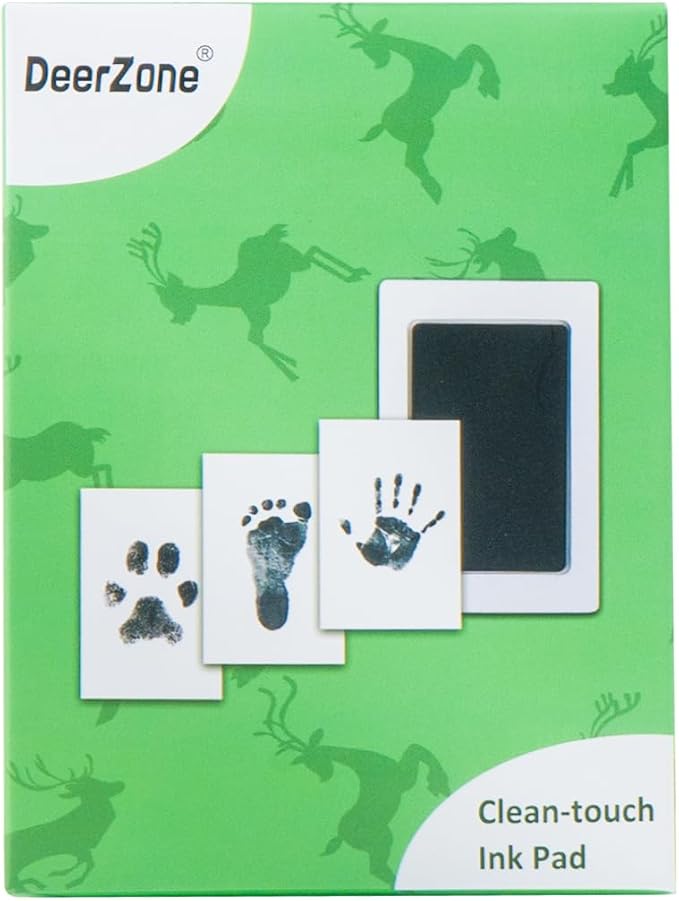 Inkless Paw Print Kit,Paw Print Kit Dog Cat Paw Nose Imprint Cards, Clean Touch Ink Pads for Keepsakes