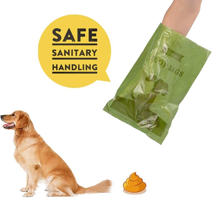 Dog Poop Bag Biodegradable Scented: Leak Proof Dog Waste Bags With 1 Dispenser, 18 Rolls Refills Poop Bags -450 Counts
