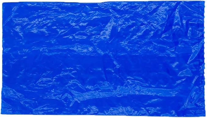 Resilia Commercial Grade Dog Poop Bags - Heavy Duty Pet Waste Removal Bag For Dogs, Cats, and Other Animals, Unscented, Blue, 8.5" W x 14" L, 1 Mil, 0.001 Inch, 1 Roll of 200 Bags