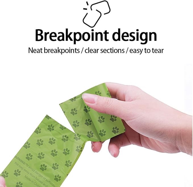 Biodegradable Dog Poop Bags Rolls with Pull-Ring Dispenser - 5 Fresh Scents, Large 9x13 Inch Plant-Based Bags, Leakproof & Easy Tear (Lavender Scent, Light Green, 240 Count, 16 Rolls)