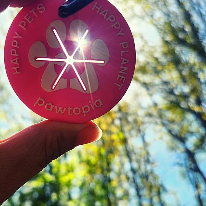 Pawtria Certified Home Compostable Dog Poop Bags (120) + Pink Poop Bag Carrier, Biodegradable Poop Bags, Vegetable Starches, Leak proof Dog Waste Bags, Light-weight silicone made bag carrier