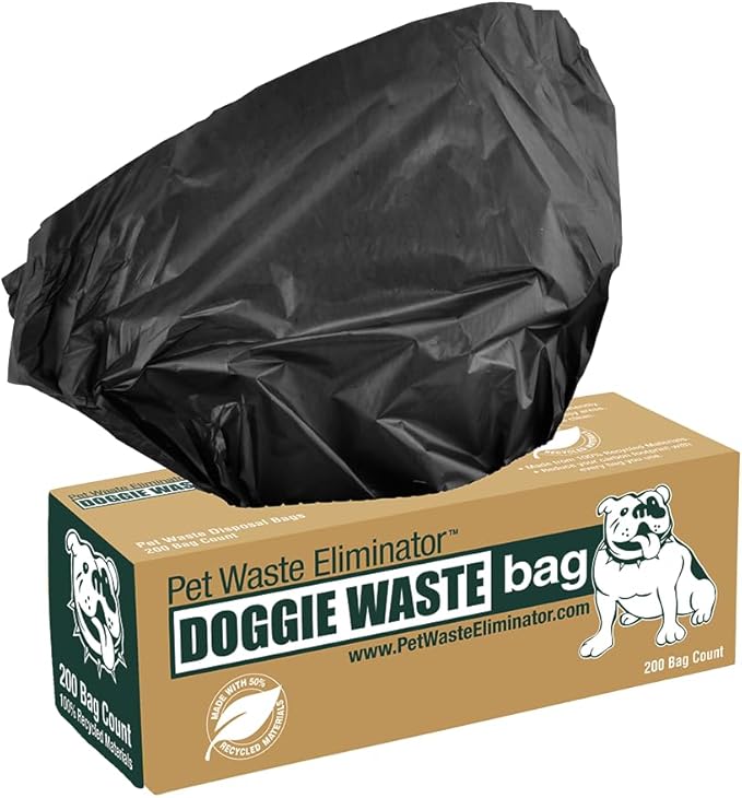 2000 Dog Poop Bags on Rolls - 50% Thicker, Leak-Proof & Opaque - Partially Made with Recycled Materials for Bulk Use, Parks, HOAs, Apartments