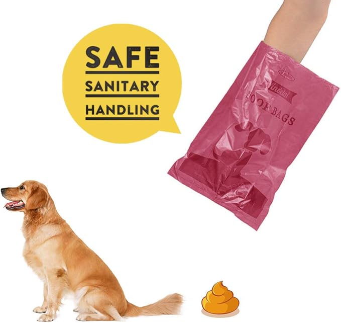 Dog Poop Bag 26 Rolls (390 Counts), Biodegradable Dog Waste Bags With 1 Free Dispenser,Leak Proof Pet Waste Disposal Refill Bags (Scented)