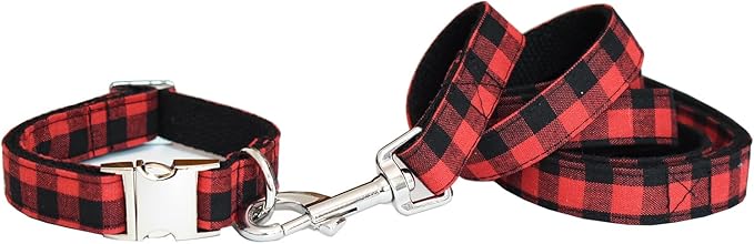 Bubblepup Dog Collar and Leash Set, Comfortable Puppy Dog Collars Adjustable Dog Collars for Small Medium Large Dogs