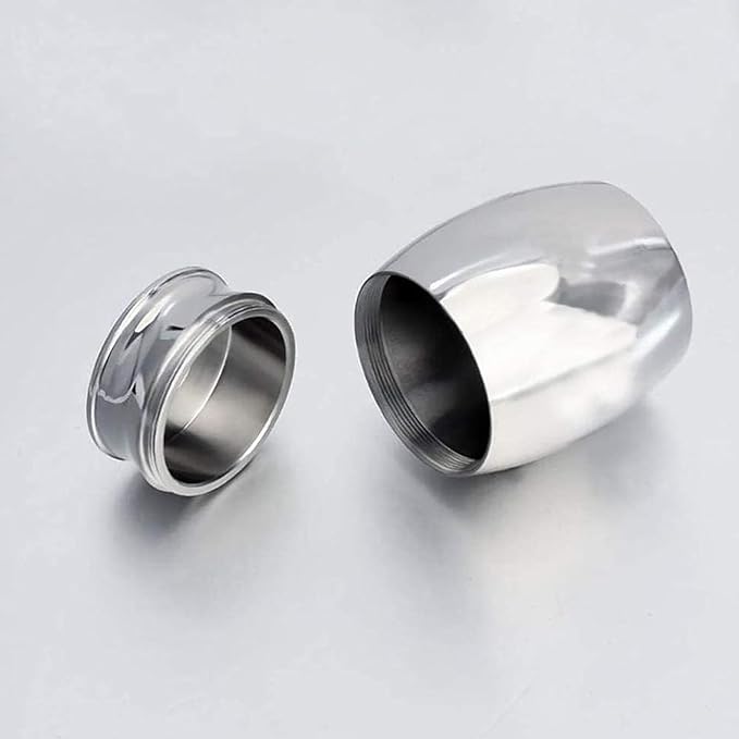 Small Pet Urns for Dogs Ashes Mini Urn Dog Ashes Cremation Keepsake Pet Memorial Urns Gift,Silver