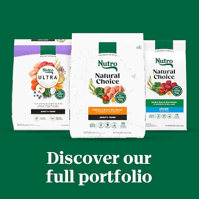 Nutro Natural Choice Small Bites Adult Dry Dog Food, Lamb and Brown Rice Recipe, 5 lbs.