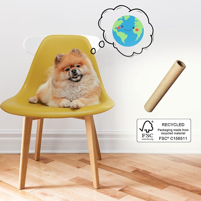 Home Compostable Dog Poop Bags with Handles, Dog Bags for Poop, Doggie Poop Bags, Extra Thick & Leak Proof, Unscented, Eco-Friendly 9 x 13 Inches, 84 Count