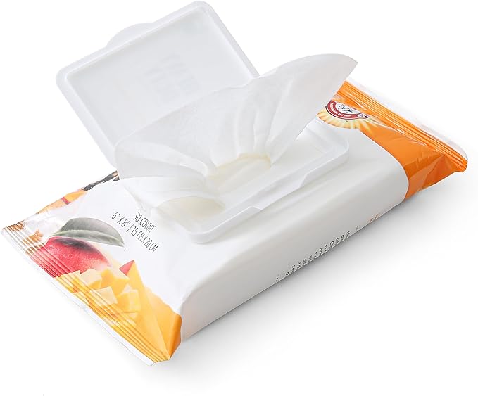 Arm & Hammer for Pets Heavy Duty Multipurpose Bath Wipes for Dogs, Travel Size, Mango Scent All Purpose Dog Wipes Remove Odor & Refresh Skin for Pets Travel Pet Wipes, 30 Count (Pack of 6)