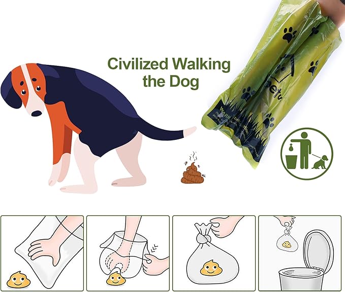 Ownpets Ultra Thick Lavender-Scented Dog Waste Bags, Leak-proof Large Pet Poop Bags for Dogs, 150 Count