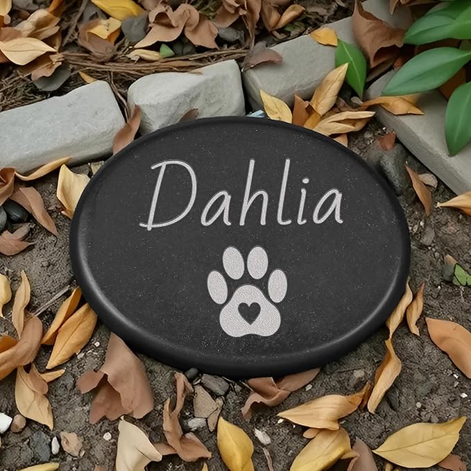 Memorial Stone for Pet, in Loving Memory Pet, Dog Sympathy Gifts, Cat Funeral Gifts, Dog Memorial Stone, Pet Bereavement Gifts, Personalized Pet Memorial Gifts for Dogs