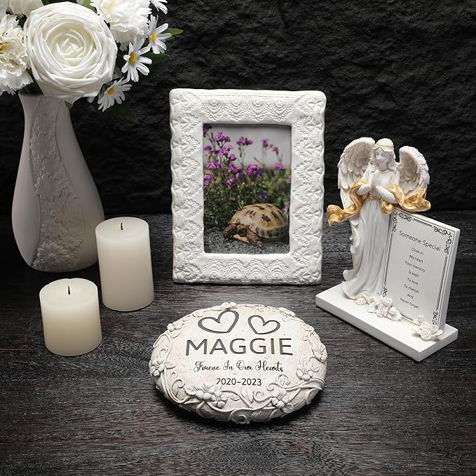 Personalized Tortoise Memorial Stone, Pet Grave Marker Tortoise, Tortoise Headstone, Tortoise Tombstone, Tortoise Gravestone, Tortoise Memorial Gifts