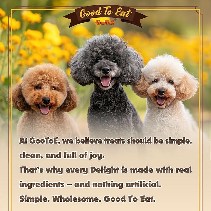 Gootoe Turkey Tendon Dog Treats, Rope (S) 1 lb, USA-Sourced Turkey Tendon, Natural Snack, Premium Puppy Chews, Hypoallergenic, Reseal Value Bags, Size for Small Dogs