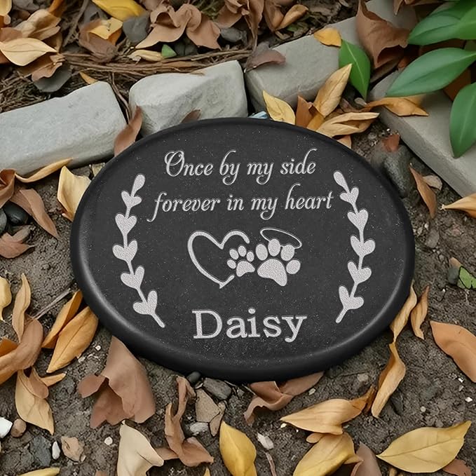 Personalized Dog Memorial Stone, Pet Memorial Stone, Pet Memorial Gifts, Dog Memorial Gifts for Loss of Dog, Loss of Cat Sympathy Gift, Cat Memorial Gifts, Pet Loss Gifts
