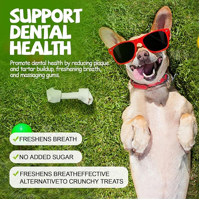 ASMPET Dog Treats Chews, Chicken Wrapped Rawhide Sticks with Superfood Pumpkin Oats and Spinach 10.6 oz