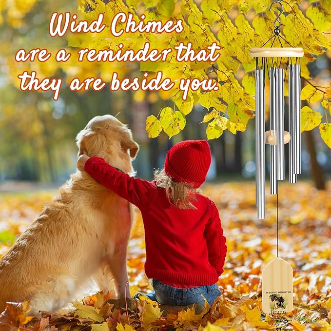 Pet Memorial Gifts, Personalized Pet Memorial Wind Chimes, Pet Loss Gifts, Dog Memorial Gifts for Loss of Dog, Pet Loss Sympathy Gift, Pet Remembrance Gift, in Memory of Pet - Love You Still