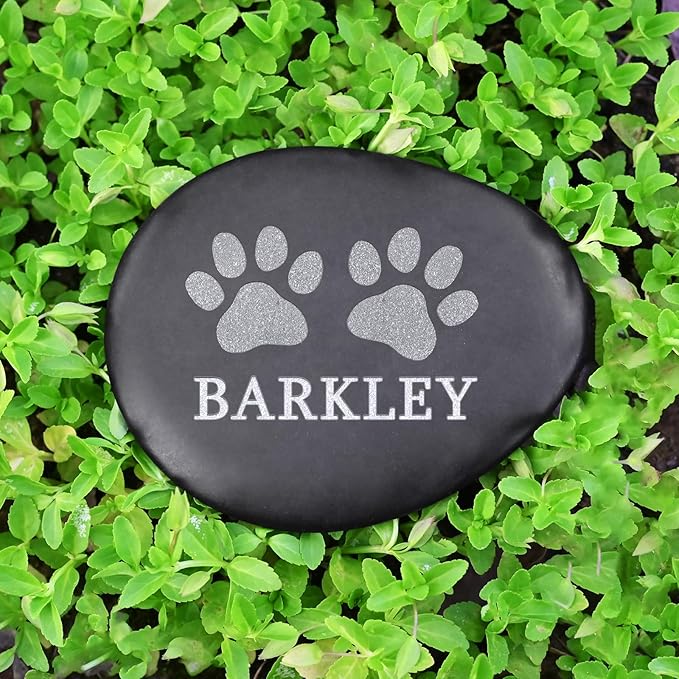 Personalized Pet Memorial Stones for Dogs - Pet Memorial Gifts - Loss Cat Sympathy Gifts - in Memory of Pet - Pet Loss Gifts - Dog Memorial Gifts for Loss of Dog - Cat Memorial Grave Markers