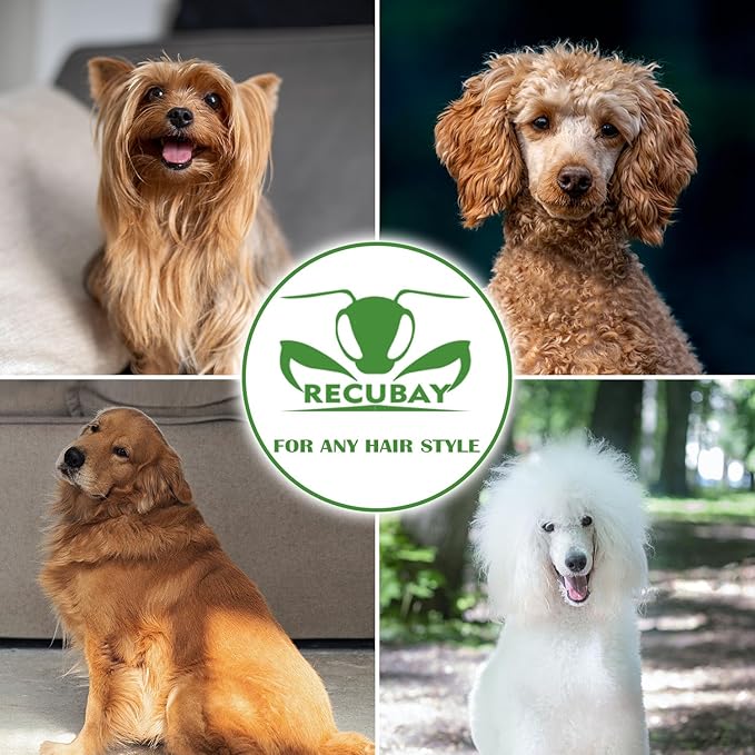 Left Handed Matte Deluxe Dog Grooming Scissors Great Grooming Shears for All Breeds,Design For Professional Groomer. (54T Thinner Lefty)