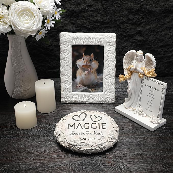 Personalized Chipmunk Memorial Stone, Pet Grave Marker Chipmunk, Chipmunk Headstone, Chipmunk Tombstone, Chipmunk Gravestone, Chipmunk Memorial Gifts