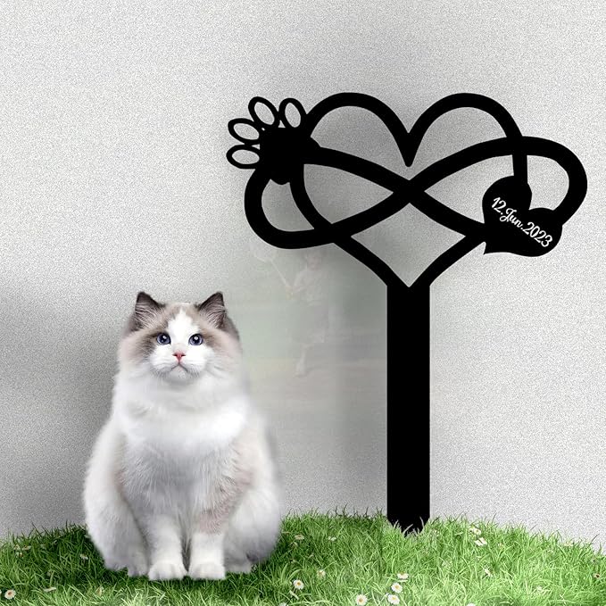 Custom Pet Name Memorial Grave Stake Marker, Custom Pet Garden Metal Stake, Pet Memorial Metal Sign, Personalized Pet Memorial Stake, Outdoor Pet Garden Decor