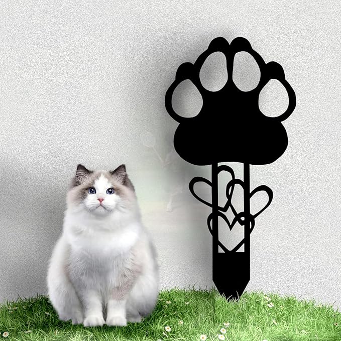 Custom Pet Name Memorial Grave Stake Marker, Custom Pet Garden Metal Stake, Pet Memorial Metal Sign, Personalized Pet Memorial Stake, Outdoor Pet Garden Decor