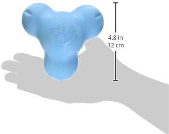 WEST PAW Zogoflex Tux Interactive Treat Dispensing Dog Chew Toy for Aggressive Chewers, 100% Guaranteed Tough, It Floats!, Made in USA, Large, Aqua