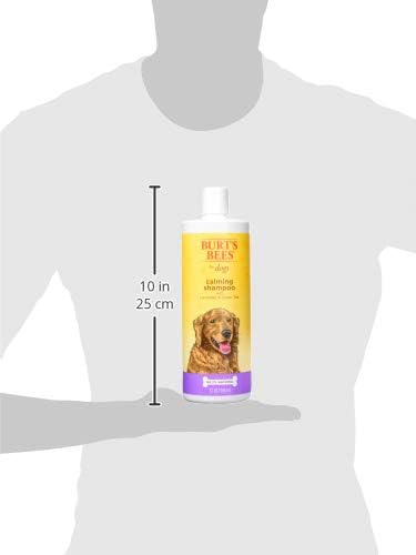 Burt's Bees for Pets Calming Dog Shampoo with Lavender and Green Tea, 95% Natural Origin Formulas, Calming Lavender Dog Shampoo - Gentle Dog Shampoo, Best Dog Shampoo, Lavender, 32 oz