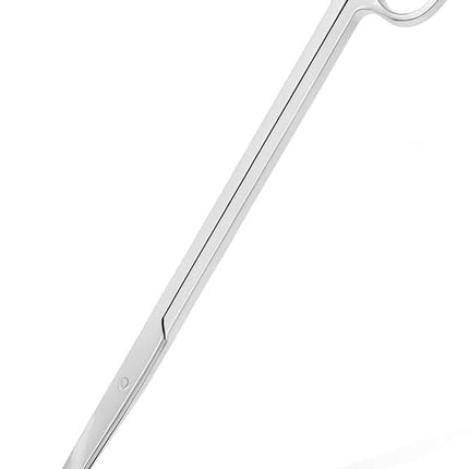 Mandala Crafts 12 Inches Silver Stainless Steel Straight Aquarium Scissors for Trimming Aquatic Plants – Long Aquascape Scissors for Fish Tanks, Hospital Tanks, Goldfish Bowls, and Terrariums