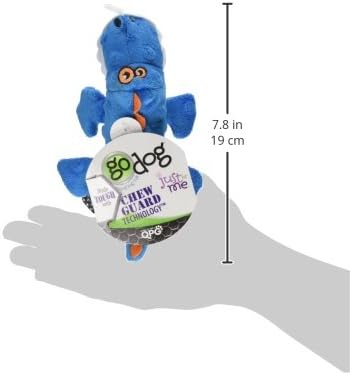 goDog Just For Me Gator Dog Toy, Blue