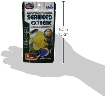 HIKARI Seaweed Extreme Floating Seaweed Rich Pellets for Smaller Marine Herbivores 1.58oz (45g)
