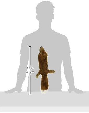 Hyper Pet Critter Skinz Fox Plush Dog Toy with Squeaker, Large