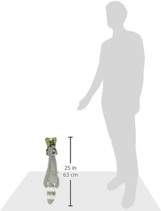 Best Pet Supplies Squeaky Dog Toys with Soft Durable Fabric for Small, Medium and Large Pets Interactive Toy for Indoor Play, Supports Active Biting and Play - Raccoon, Medium