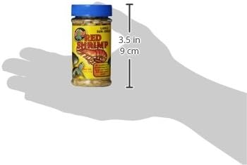 Zoo Med Large Sun-Dried Red Shrimp Aquatic Turtle Food 0.5 oz.