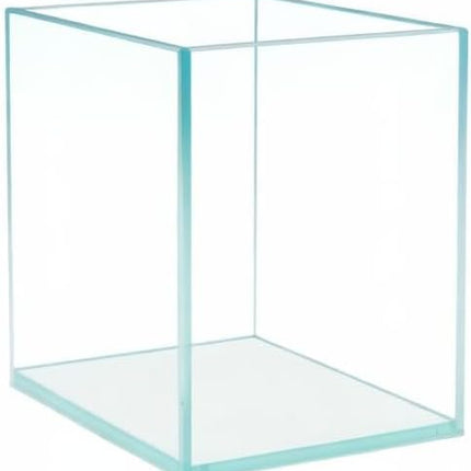 Nano Tall Rimless Frameless Extra Clear Glass Aquarium, Low Iron Glass Tank, 5mm Glass, White Leveling Mat Included, w/Lids Options
