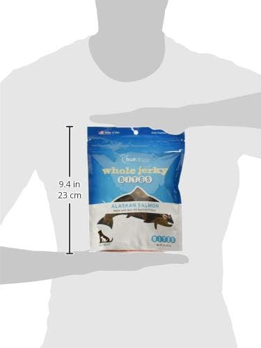 Fruitables Healthy Dog Treats – Whole Jerky Bites for Dogs – Alaskan Salmon & Pear Flavored – 5 Ounces