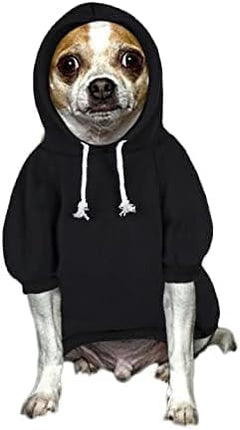 Blank Dog Sweatshirt Pet Hoodie for Medium Dogs Doggie Clothes