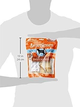 SmartBones Large Chews, Treat Your Dog to a Rawhide-Free Chew Made With Real Meat and Vegetables 3 Count (Pack of 1)