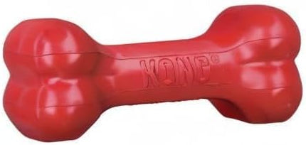 KONG Goodie Bone - Classic Durable Natural Rubber Dog Bone, Supports Mental Engagement - Treat Dispensing - Red - for Small Dogs (Pack of 2)