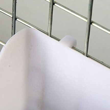 2 Pack Bird Water Dispenser for Cage, Hanging Bird Waterer Food Feeder with 1 Feeder Accessories