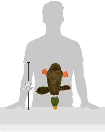 Best Pet Supplies Squeaky Dog Toys with Soft Durable Fabric for Small, Medium and Large Pets Interactive Toy for Indoor Play, Supports Active Biting and Play - 1Wild Duck, Medium