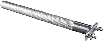 Bird Perch Stainless Steel Stand Parrot Rod Grinding Claws Trimming Beak Nails Grinding Stick Exercise Platform for Parakeet Cockatiel Conure African Grey Macaw Finch Bird Cage Accessories (XL)