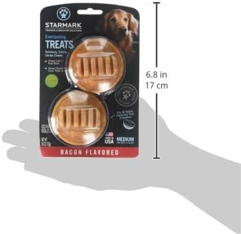 Starmark Everlasting Dental Chew, Bacon Flavored, Medium, 8 Count