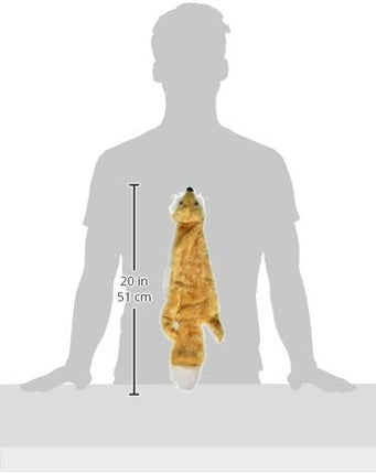 Best Pet Supplies Squeaky Dog Toys with Soft Durable Fabric for Small, Medium and Large Pets Interactive Toy for Indoor Play, Supports Active Biting and Play - Fox, Medium