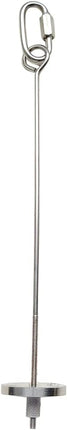 Bird Food Holder, Feeder Toy, Foraging Toy, Treat Skewer, Stainless Steel Parrot Fruit Vegetable Stick Holder (L)