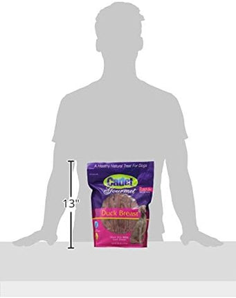 Cadet Gourmet Duck Breast Jerky Dog Treats, Healthy, Long-Lasting High-Protein Training Treats for Small & Large Dogs, 40 oz.