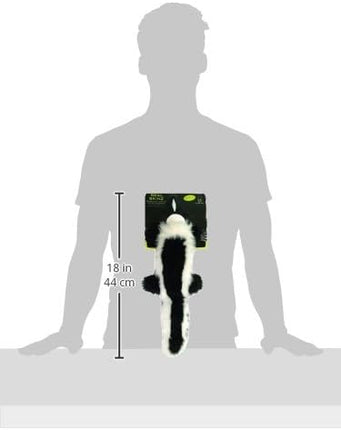 Hyper Pet 48847 Real Skinz Dog Toy, Skunk,Black/White