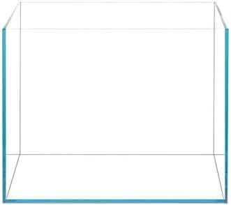 9.5 Gal Rimless Low Iron Glass Aquarium Tank, (17.7" L × 11" W × 11.8" H/ 45cm x 28cm x 30cm), 5mm Thickness Standard Jointed