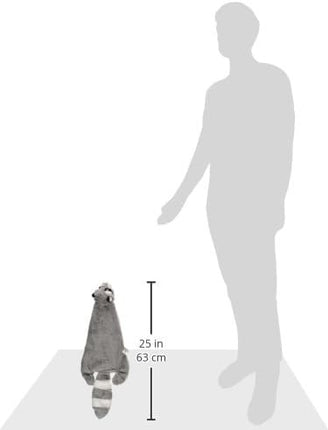 Best Pet Supplies Squeaky Dog Toys with Soft Durable Fabric for Small, Medium and Large Pets Interactive Toy for Indoor Play, Supports Active Biting and Play - Raccoon, Large