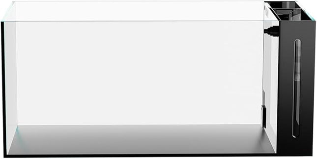 Ultra Clear Rimless Aquarium Tank gallons Low Iron Glass Side Filtration + Anti-Jumping net (50Gal)