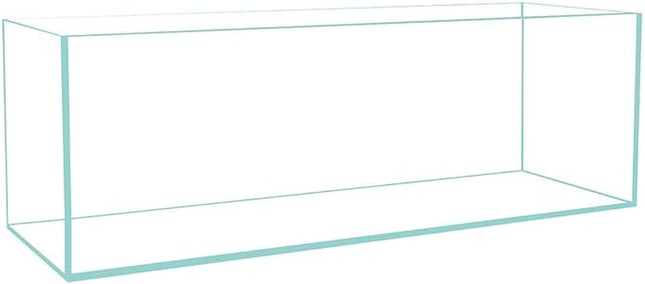 LIFEGARD Low Iron Ultra Clear Crystal Bookshelf Aquarium with Foam Leveling Mat – Rimless Aquariums with 45-Degree Beveled Edge, Peninsula Style – for Fish and Corals – 6 Gallon Capacity